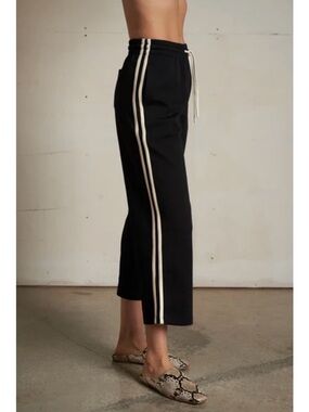 NWOT PERFECTWHITETEE claud
pureform cropped pant with stripes